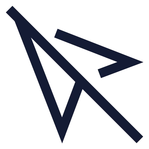 Mouse Pointer Off 01 Icon in Stroke Sharp style