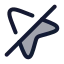 Mousepointeroff icon with duotone rounded style