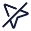 Mousepointeroff icon with stroke sharp style