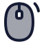 Mouserightclick icon with duotone standard style