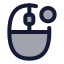 Mouserightclick icon with duotone standard style