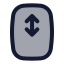 Mousescroll icon with duotone standard style