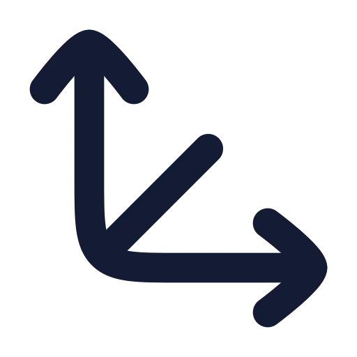 Move 3 D Icon in Solid Rounded style