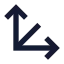 Move 3 D icon with solid sharp style