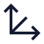 Move 3 D icon with stroke sharp style
