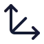 Move 3 D icon with stroke standard style