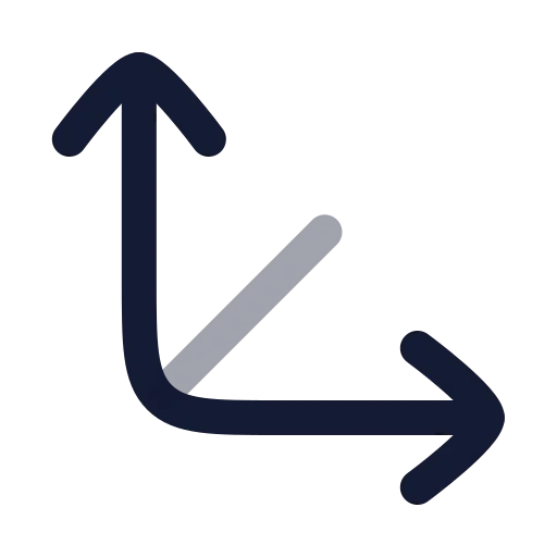 Move 3 D Icon in Twotone Rounded style