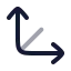 Move 3 D icon with twotone rounded style
