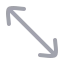 Movediagonal 2 icon with duotone rounded style