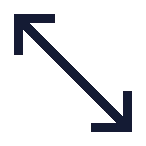 Move Diagonal 2 Icon in Stroke Sharp style
