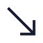 Movedownright icon with stroke sharp style