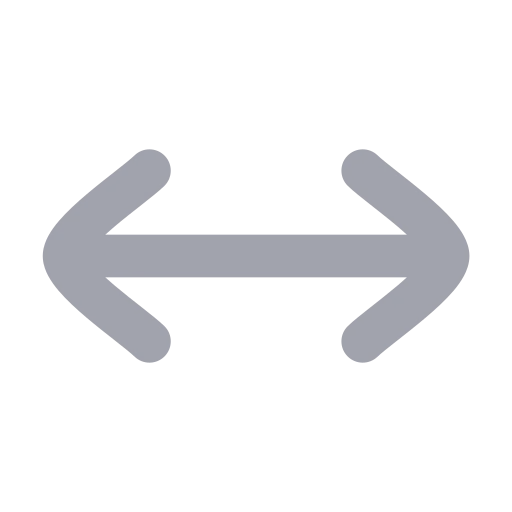 Move Horizontal Icon in Bulk Rounded style