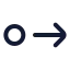 Moveright icon with stroke rounded style
