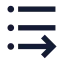 Moveto icon with solid sharp style