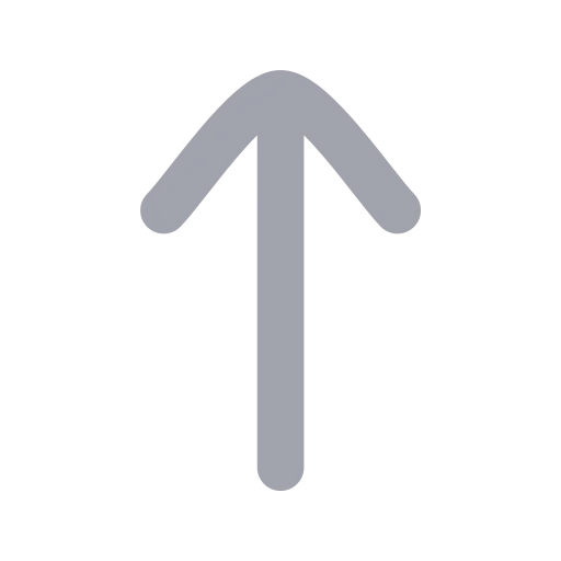 Move Up Icon in Bulk Rounded style