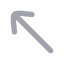 Moveupleft icon with bulk rounded style