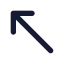 Moveupleft icon with solid standard style