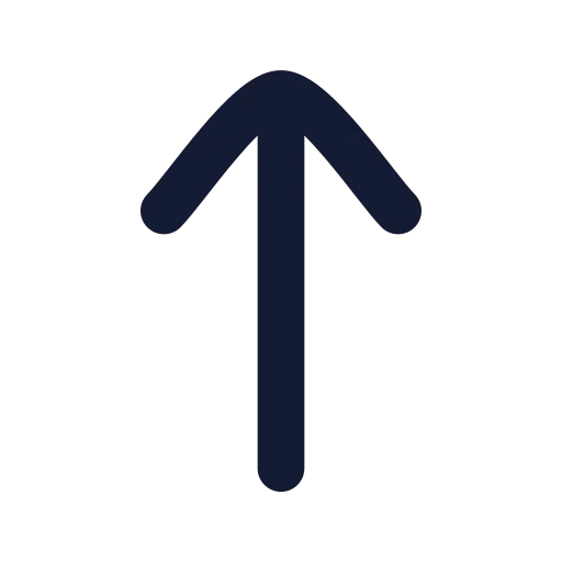 Move Up Icon in Solid Rounded style