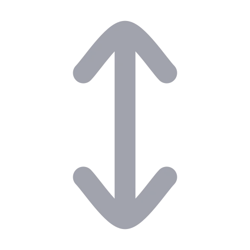 Move Vertical Icon in Bulk Rounded style