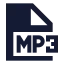 Mp icon with solid sharp style