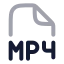 Mp icon with twotone rounded style