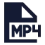 Mp icon with solid sharp style