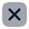 Multiplication Sign Square icon preview