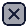 Multiplication Sign Square icon preview