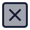 Multiplication Sign Square icon preview