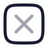Multiplication Sign Square icon preview