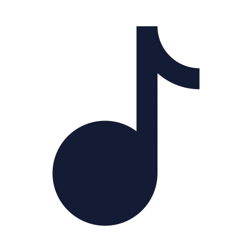 Music 01 Icon in Solid Sharp style