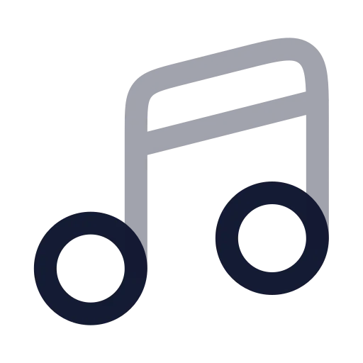 Music 02 Icon in Twotone Rounded style
