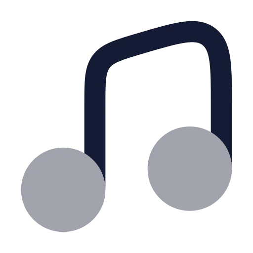 Music 3 Icon in Bulk Rounded style