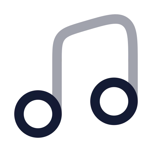 Music 3 Icon in Twotone Rounded style
