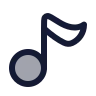 Music Note 02 icon preview