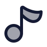 Music Note 02 icon preview