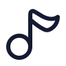 Music Note 02 icon preview