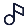 Music Note 02 icon preview