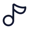 Music Note 02 icon preview