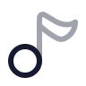 Music Note 02 icon preview