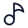 Music Note 04 icon preview