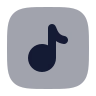 Music Note Square 01 icon preview