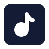 Music Note Square 01 icon preview