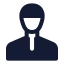 Muslim icon with solid standard style