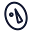 Mymind icon with stroke rounded style
