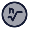 N Th Root Circle icon preview