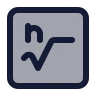 N Th Root Square icon preview