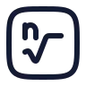 N Th Root Square icon preview