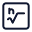 Nthrootsquare icon with stroke standard style