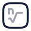 Nthrootsquare icon with twotone rounded style